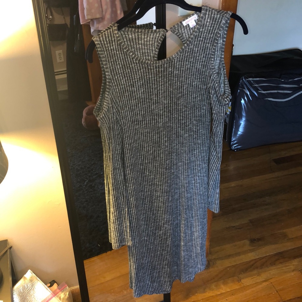 Grey Midi Dress